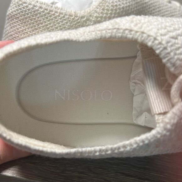 Nisolo Go-To Eco-Knit Linen Sneakers Shoes - Picture 7 of 7